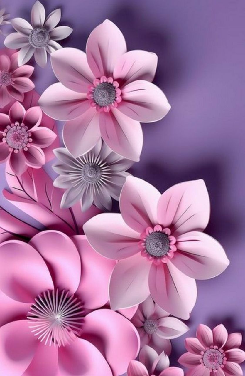 复古花朵壁纸,喜欢香槟金色