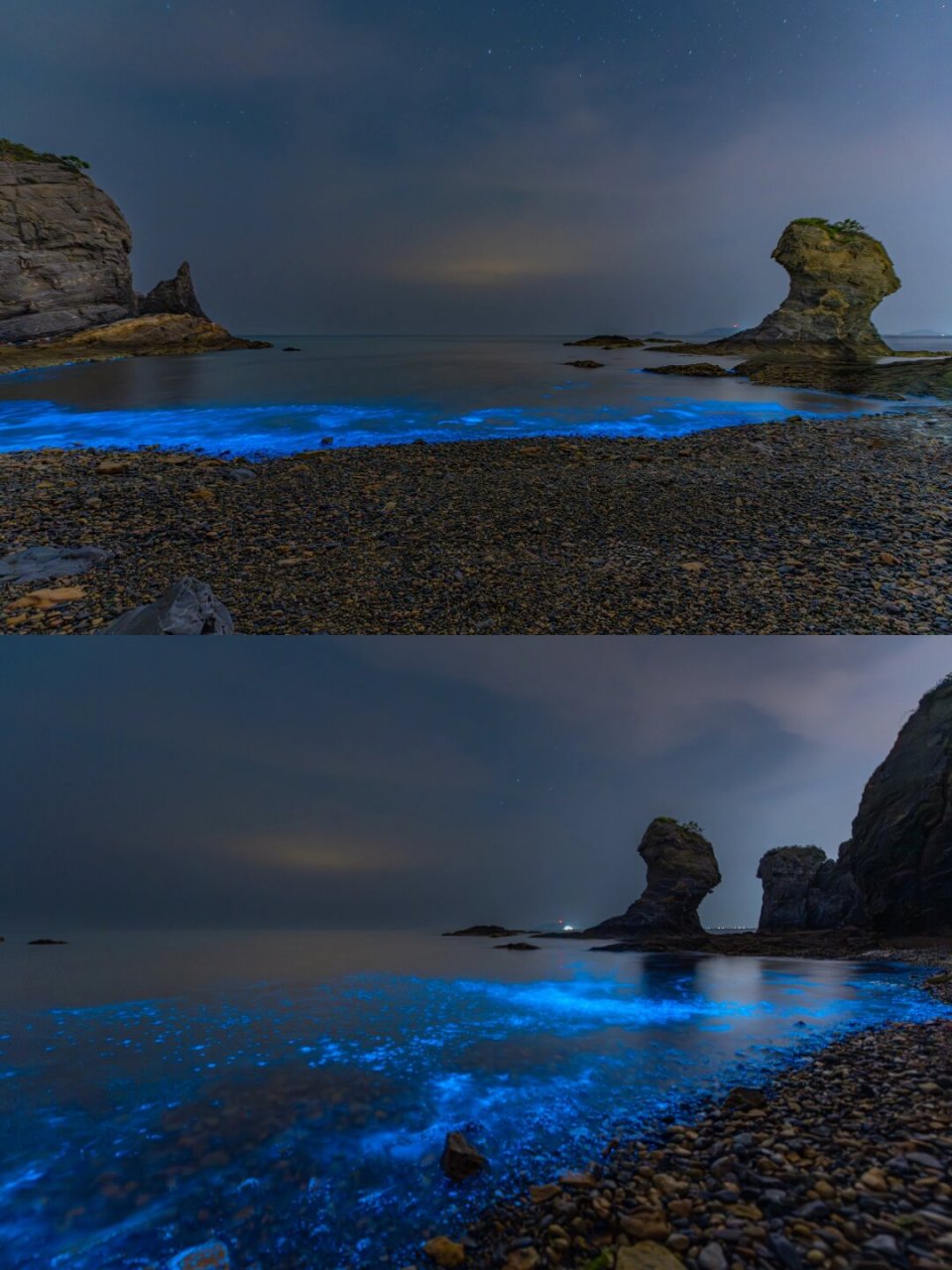 最近身处大连,这样的奇景自然不容错过.