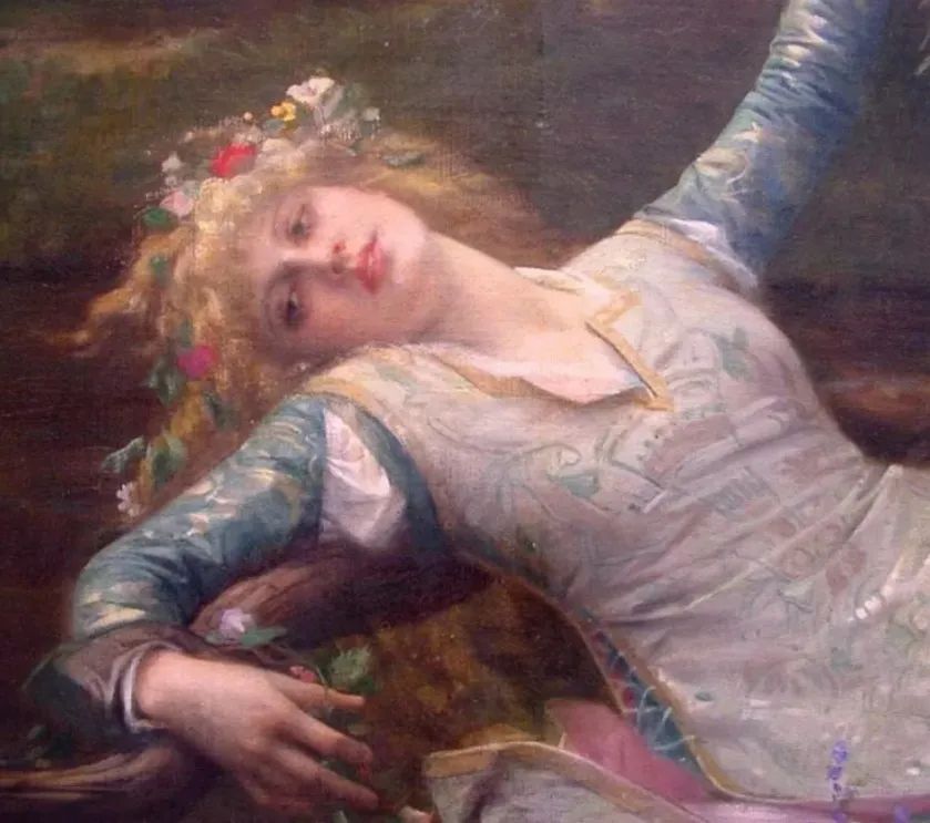 油画作品《奥菲莉娅》欣赏