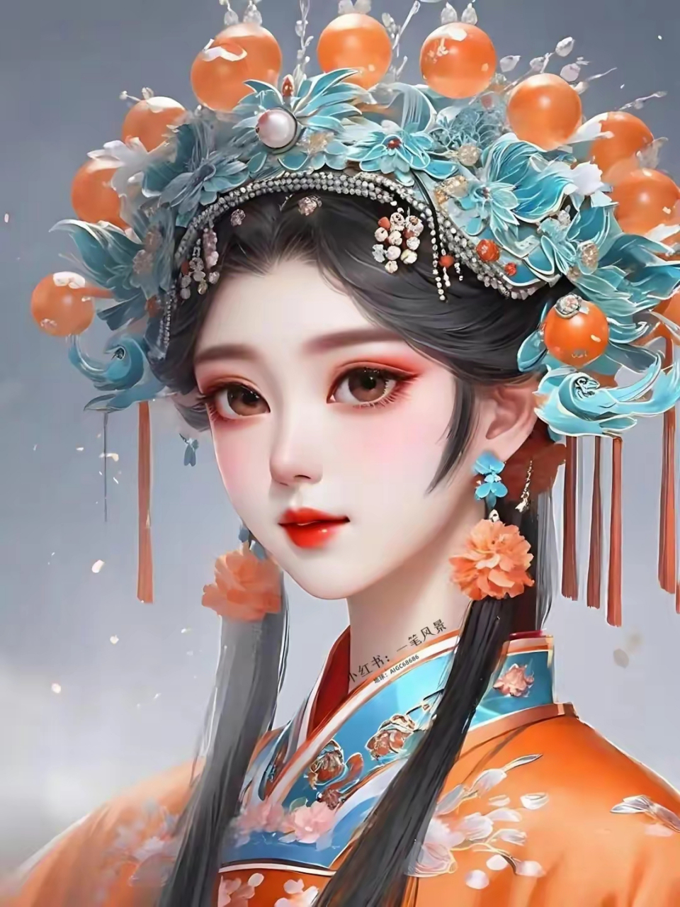 京剧花旦头像,京剧如梦,演绎着百态人生,岁月沧桑 #跨年创作挑战赛