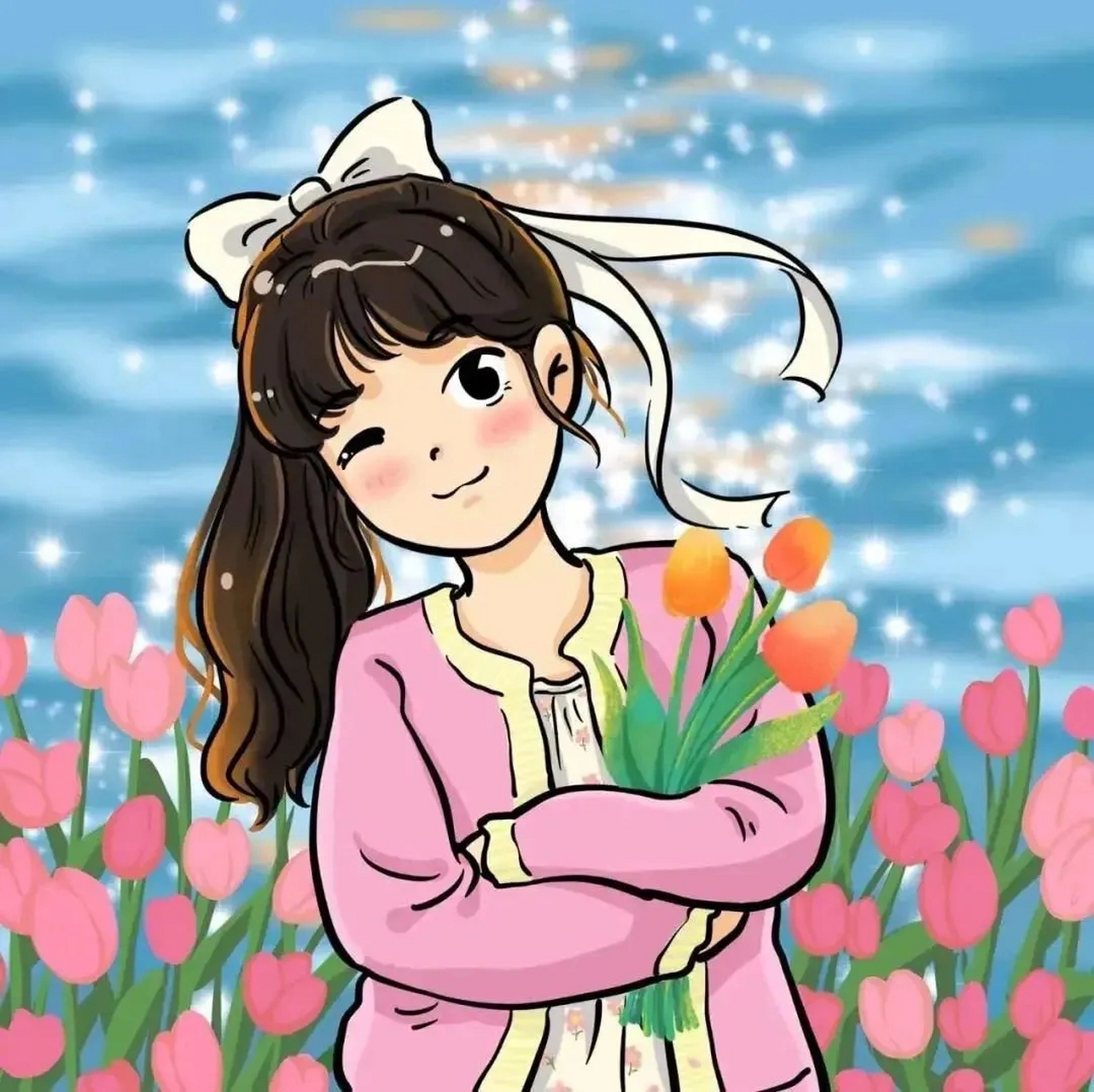 好好生活,慢慢爱你 不早不晚,刚好是你 #最靓头像壁纸征集赛