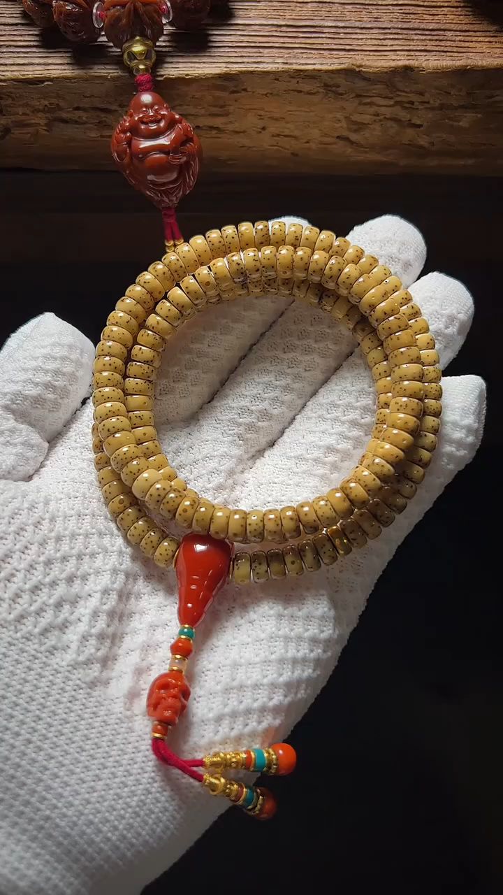 多美的星月菩提啊,必须盘它