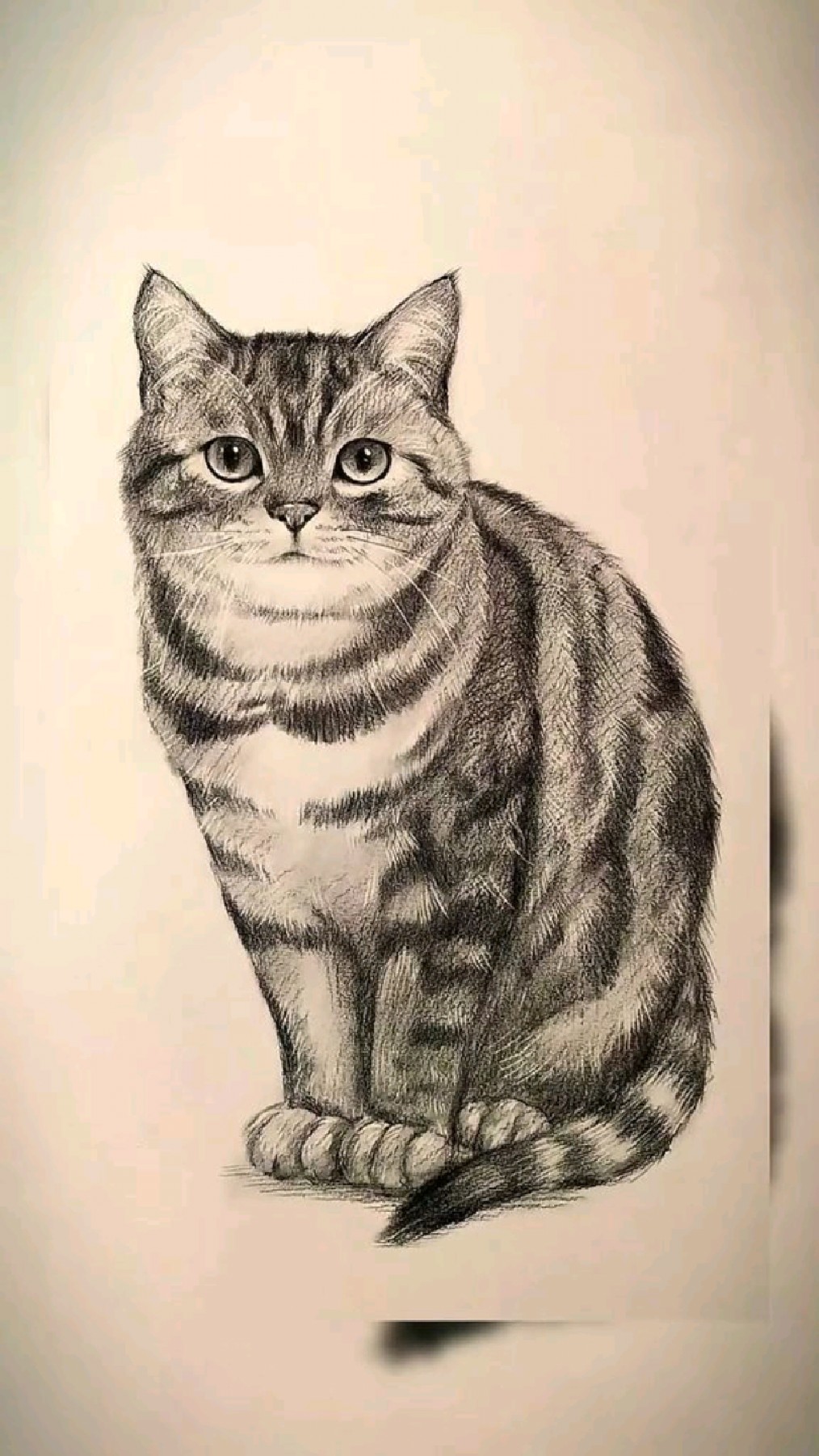 猫怎么画真实图片