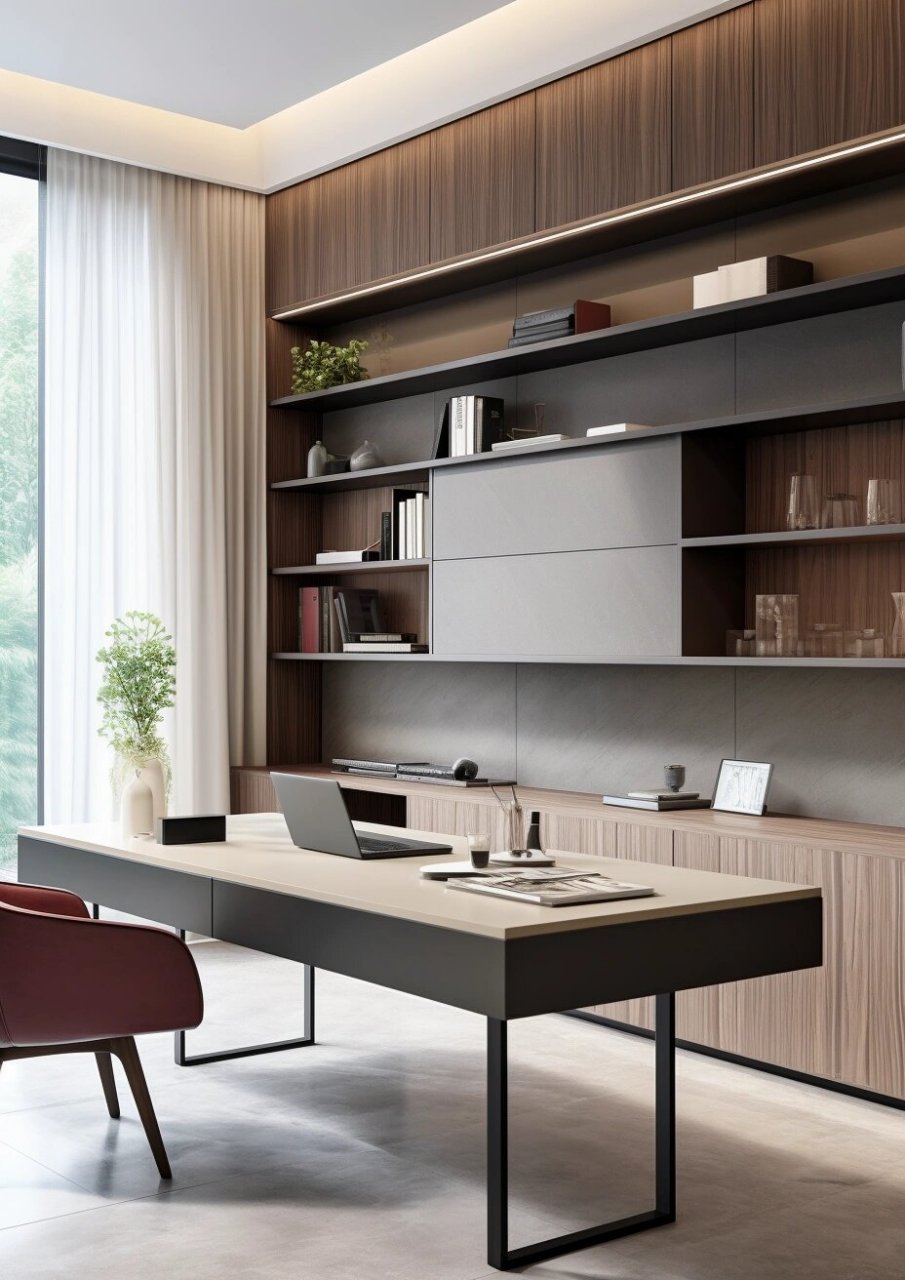 书柜设计参考  99全手工打造,满满的书香气息!