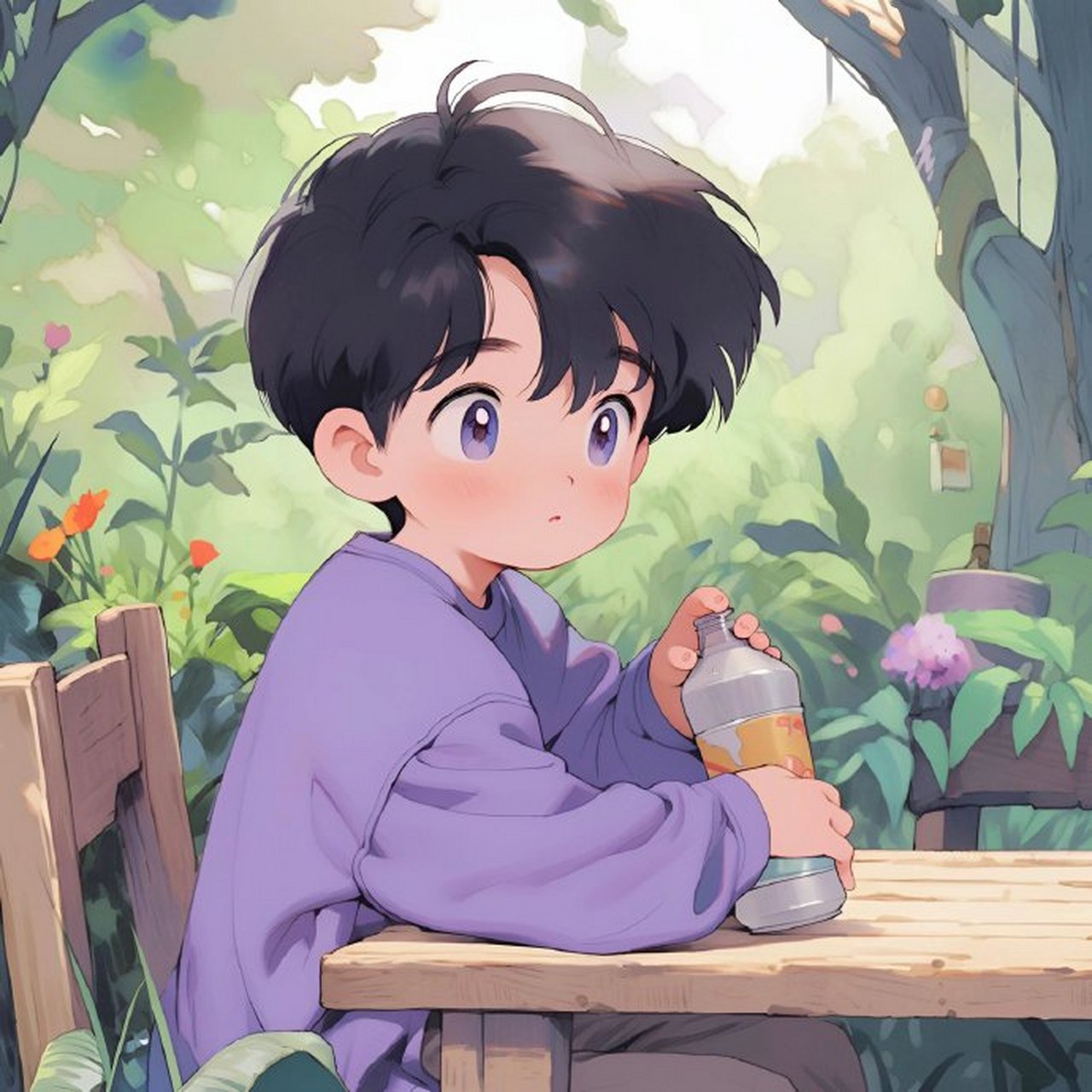 情侣头像 | 紫色系情头 紫色象征着美好的爱情,象征着纯洁,高贵.