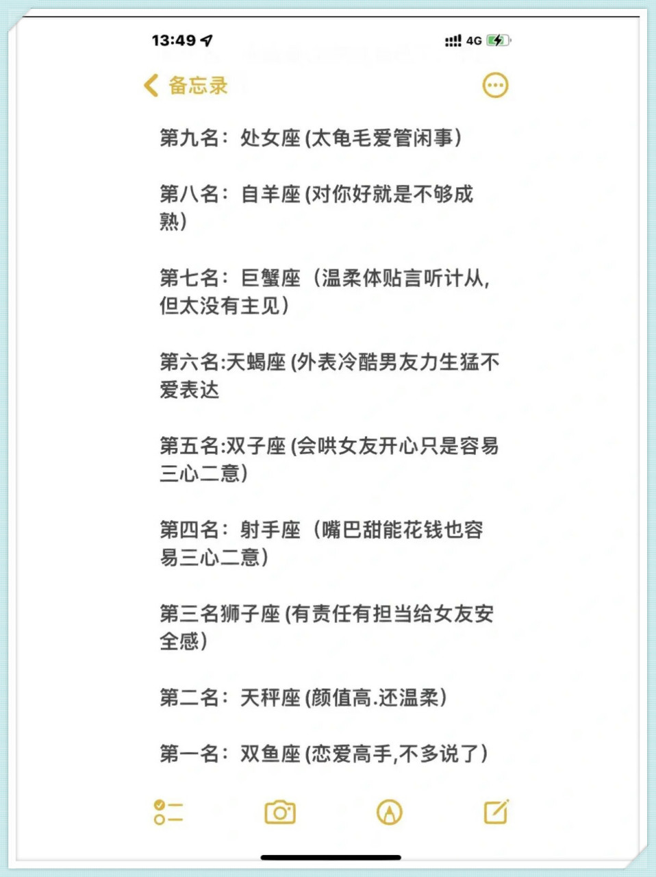 十二星座最佳男友排行榜!接好男友  我教你如何找男友