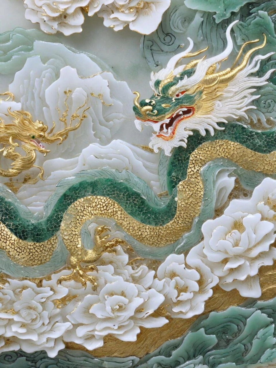 据说祥龙能够带来风调雨顺,五谷丰登,给人们带来繁荣和幸福.