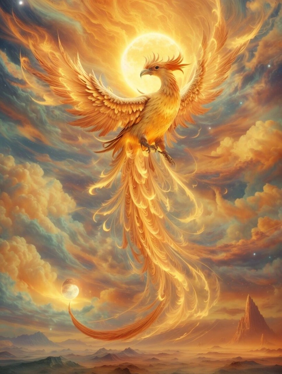 凤飞九天,潜龙出渊,一飞冲天  凤凰,被誉为祥瑞之鸟,它不仅仅是一种