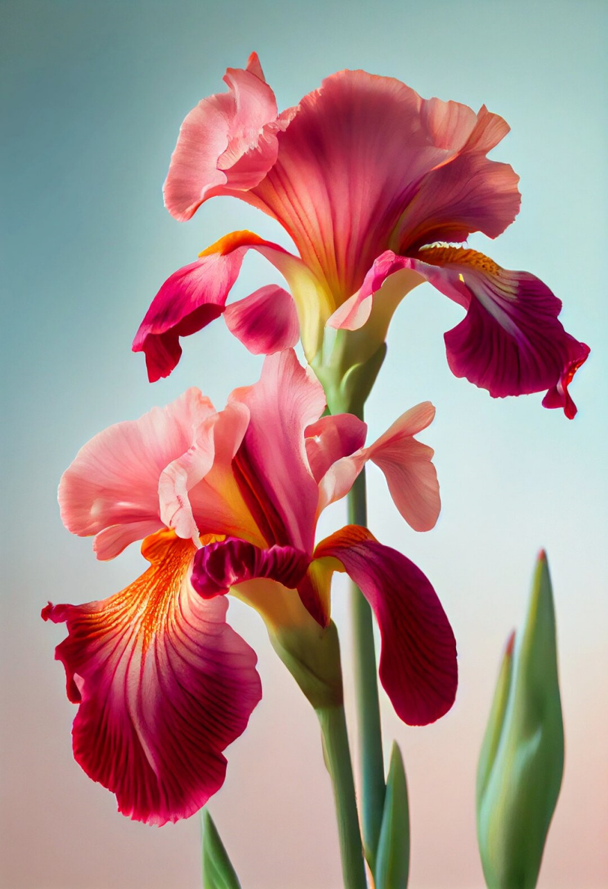 每天认识一种花——鸢尾花  我,是一朵鸢尾花,承载着一份深深的情感