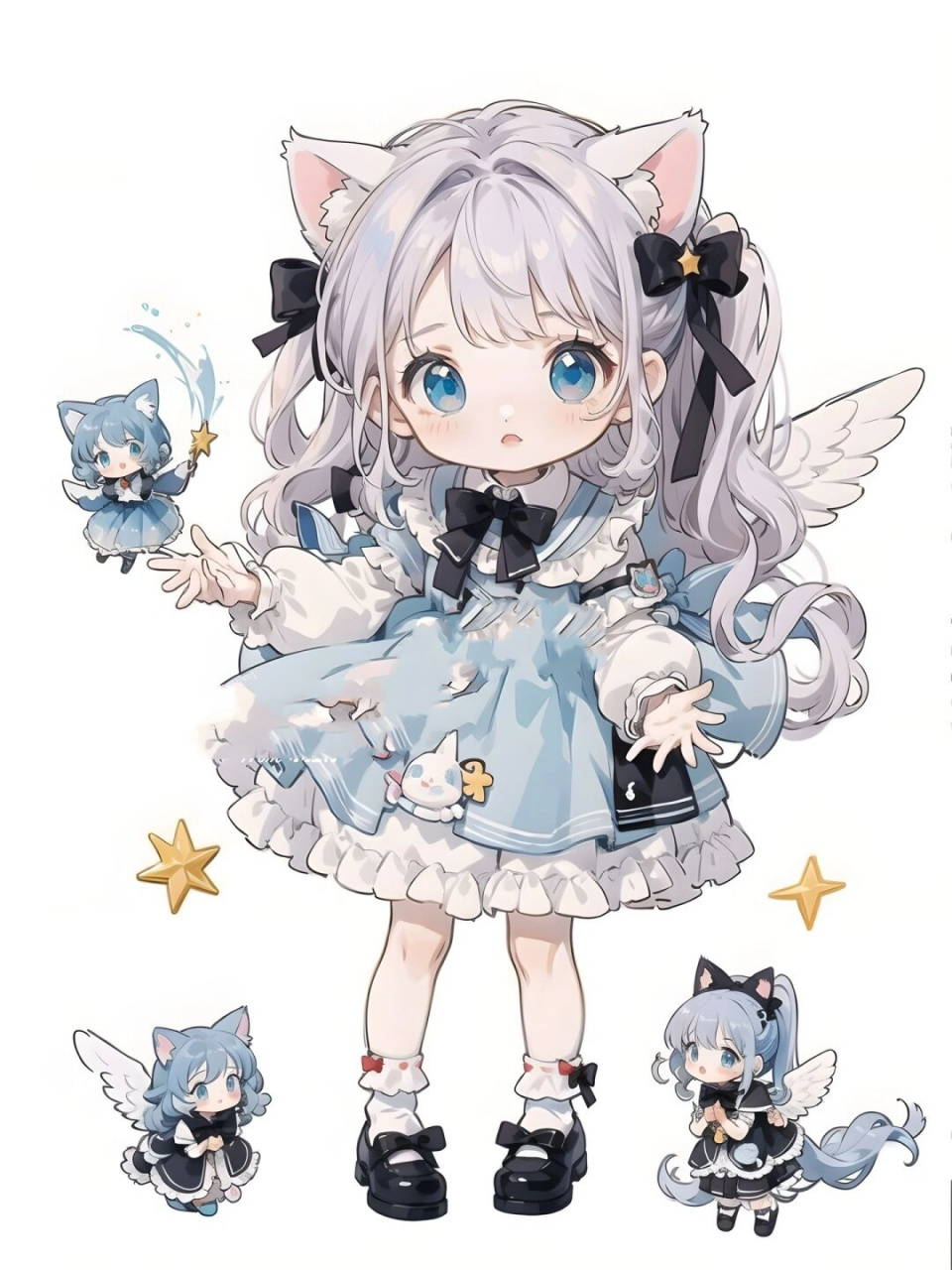 q版动漫太可爱  洛丽塔小姐是q版动漫中的一个经典角色,她通常被描绘