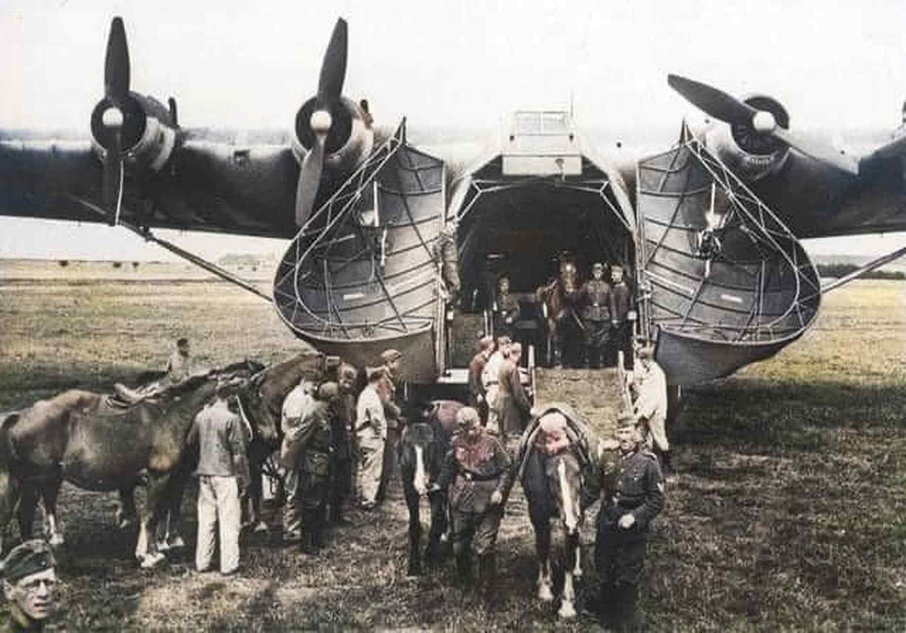 二战期间德军的机械化程度并没有像他们自己所宣传的那么高,在运输