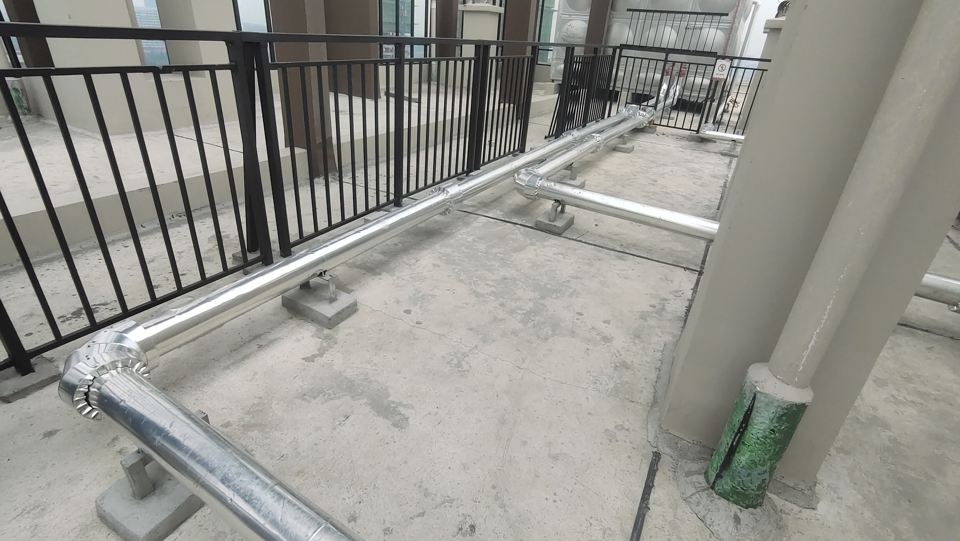 室外消防管道保温装饰