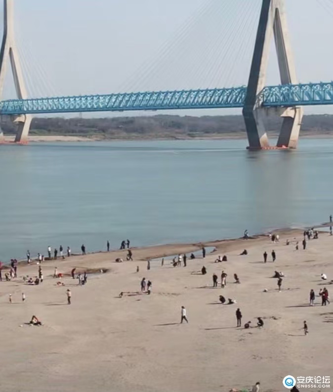 再见安庆长风沙江滩