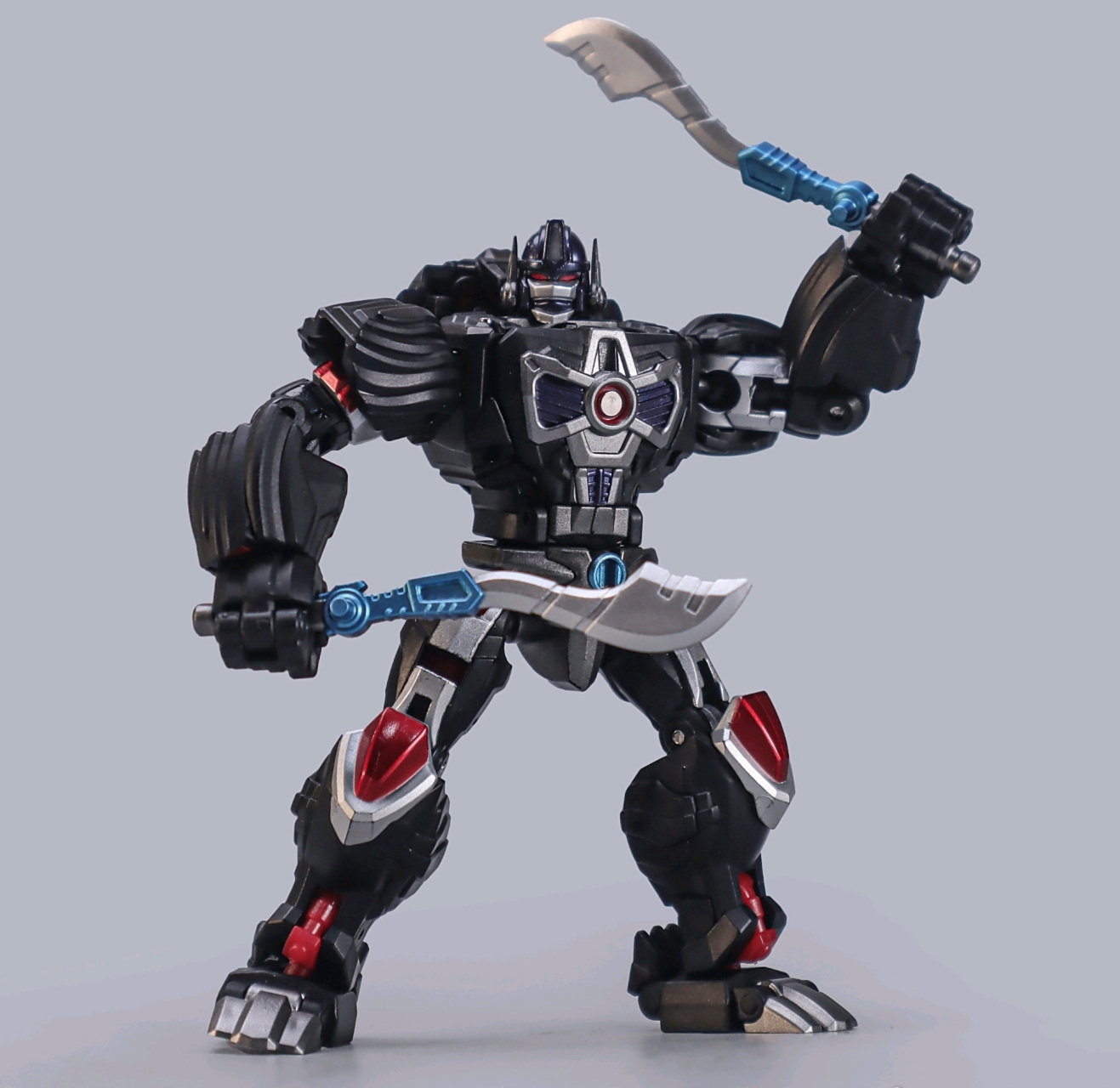 模型欣赏:rt 机甲玩具 rt-01 超能勇士 凯撒/猩猩队长,小比例模型