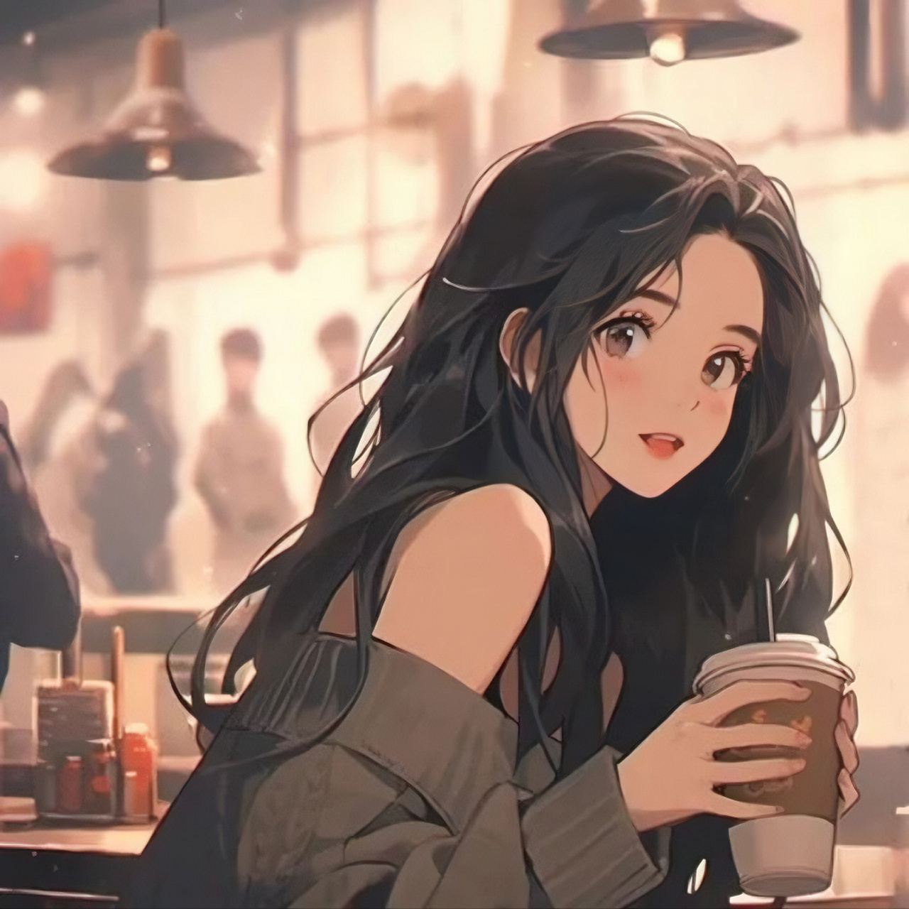 复古情侣头像 怀旧风来袭,复古动漫情侣头像,快来一起回味经典时光!