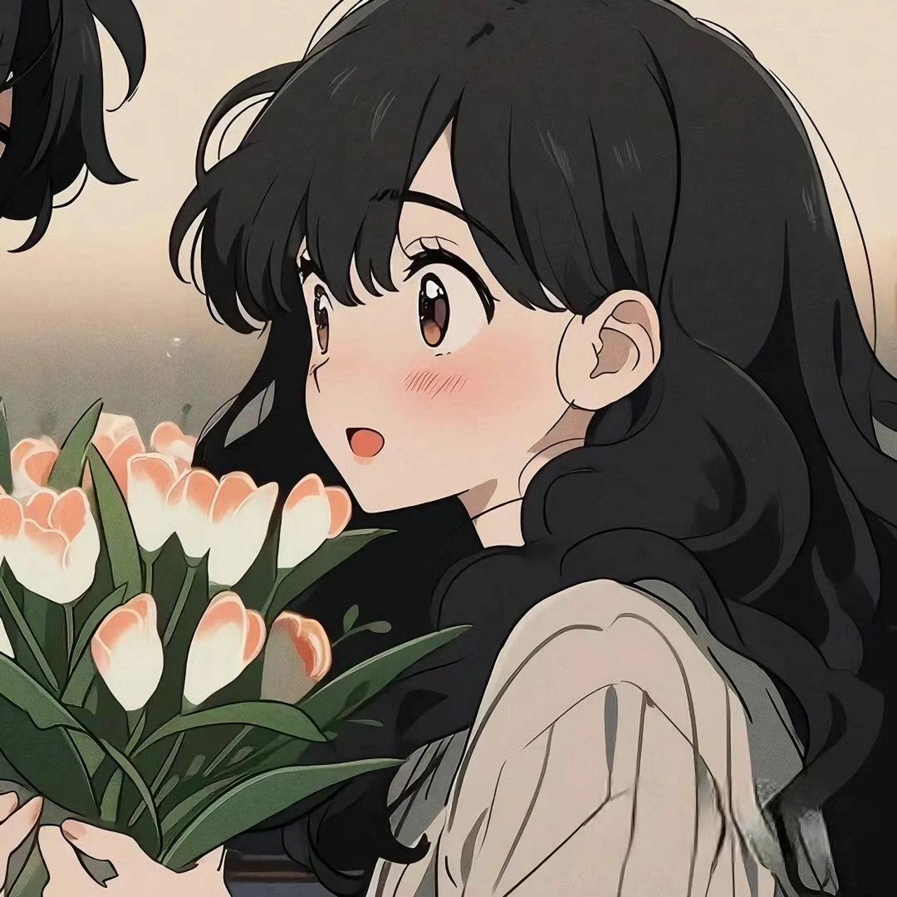 复古情侣头像 穿越时空的爱恋,快来换上复古动漫头像,情侣专属哦!