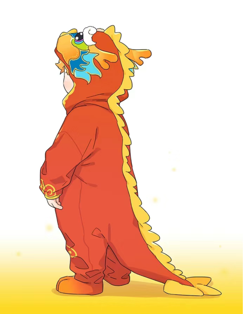 新年的好运转转转转转起来!(一)  画师:麻尾  #二次元# #漫画