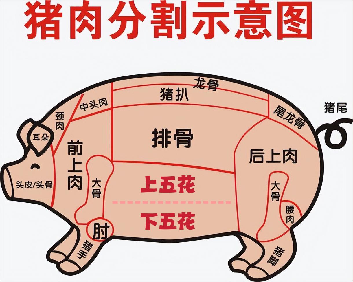年货买五花肉,要分清"上五花","下五花",差别大,别挑错了