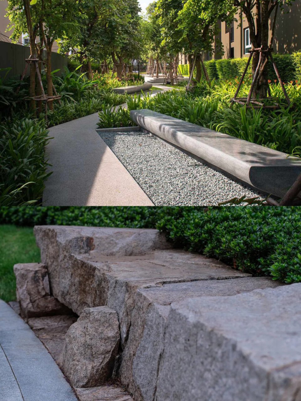 户外石头坐凳  你更喜欢哪一个呢?