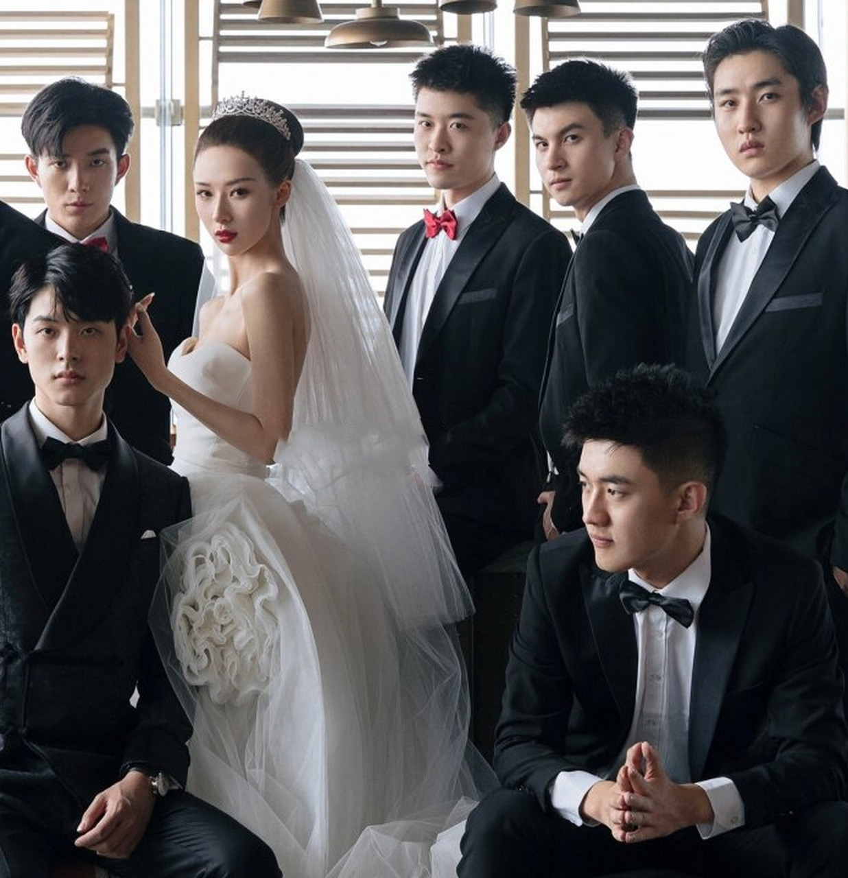 "小时代"阵容=最美伴娘团 最帅伴郎团  婚庆: 我们的缘分,从那一场