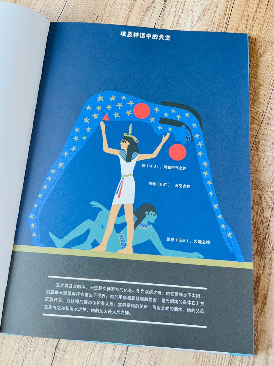 《天空》  这是一本让人眼前一亮的科普绘本,封面独特的蓝色调让人一