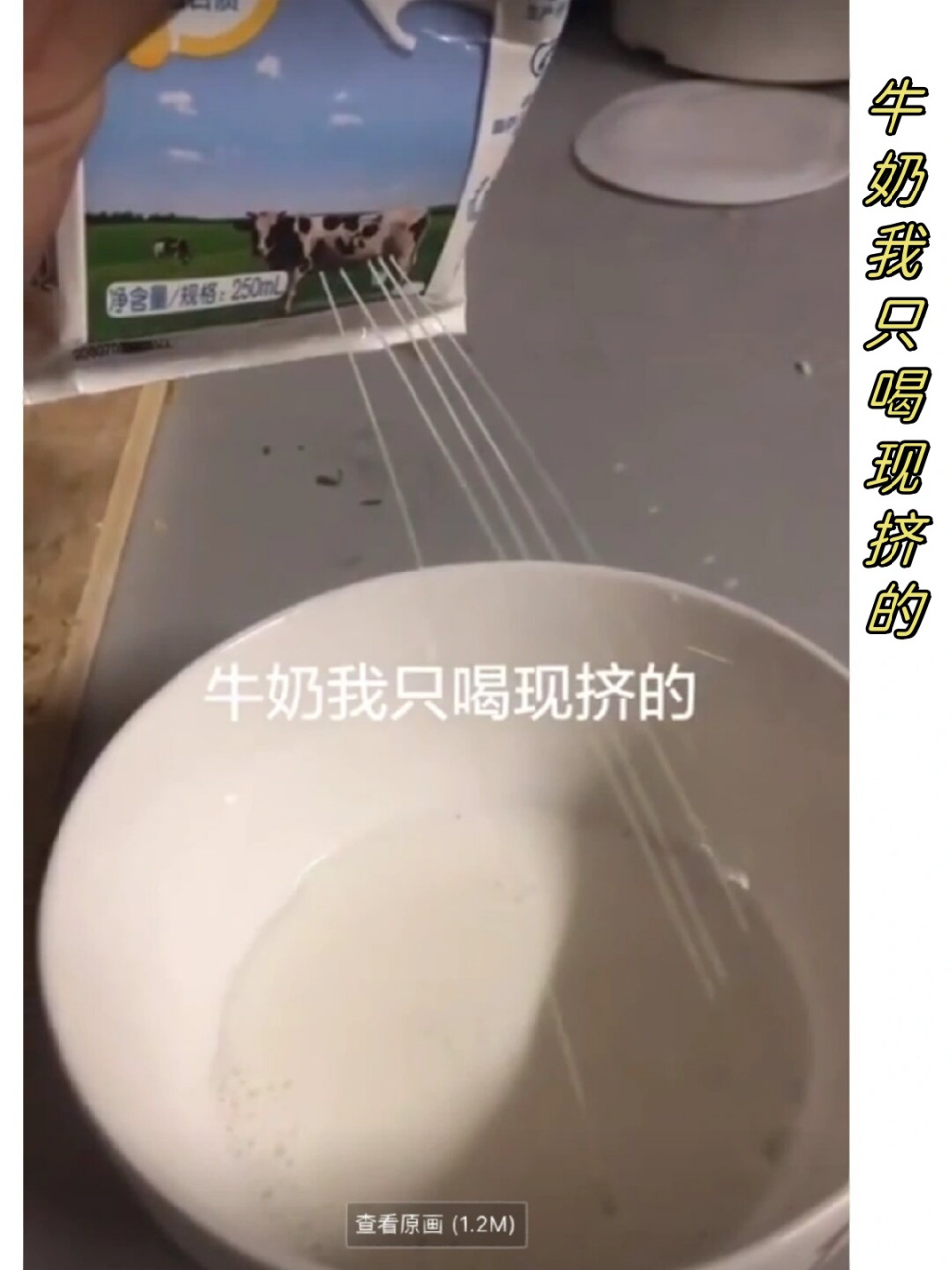 为了追求新鲜和纯正,你坚持只喝现挤的牛奶
