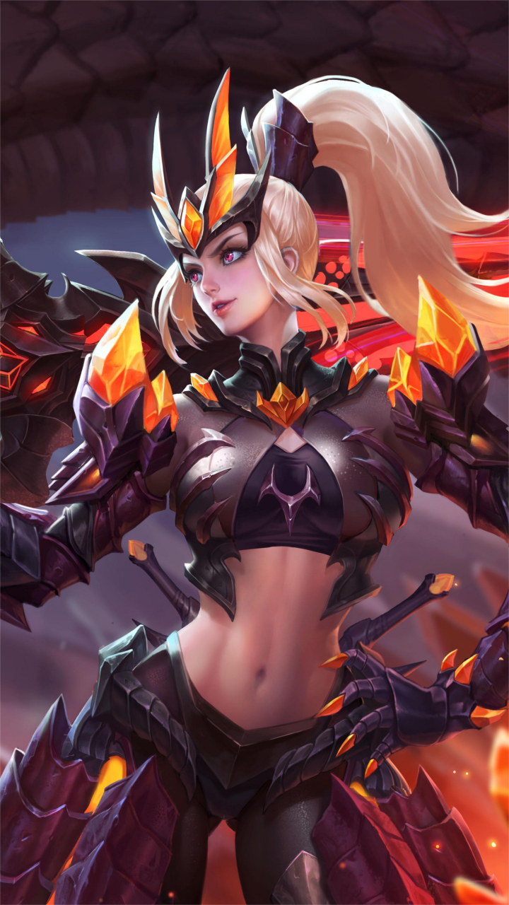 王者荣耀壁纸——花木兰  花木兰在王者荣耀游戏中是一名战士英雄,花