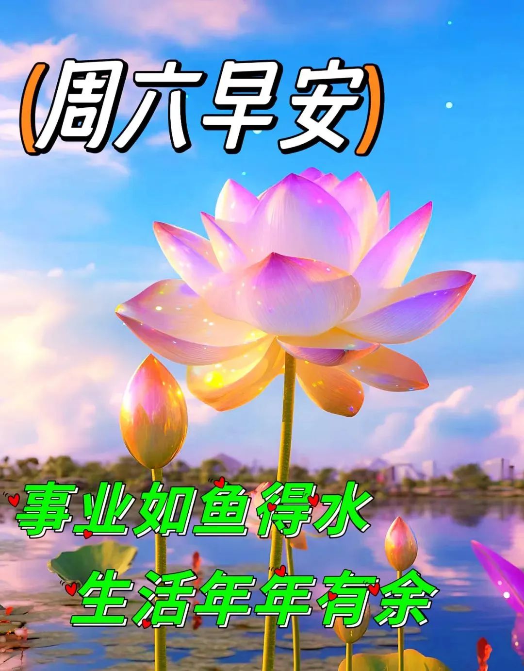 最新周六早安问候,精美图片集锦,愿您笑容常开,事事顺心如意