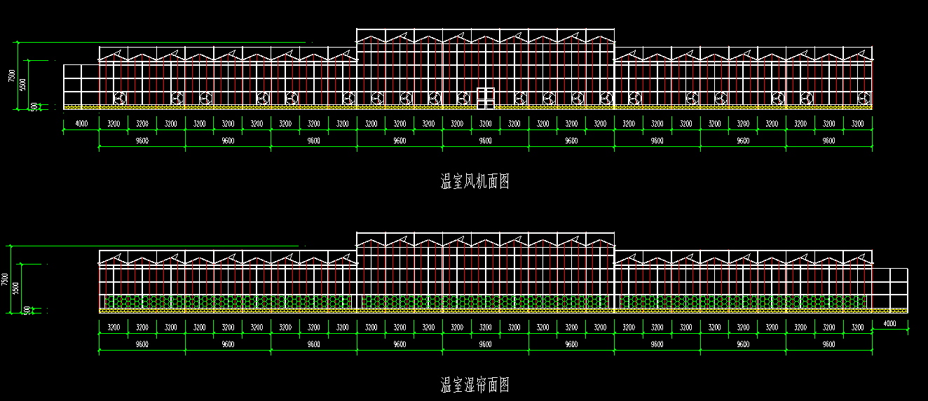 温室大棚规划平面图图片