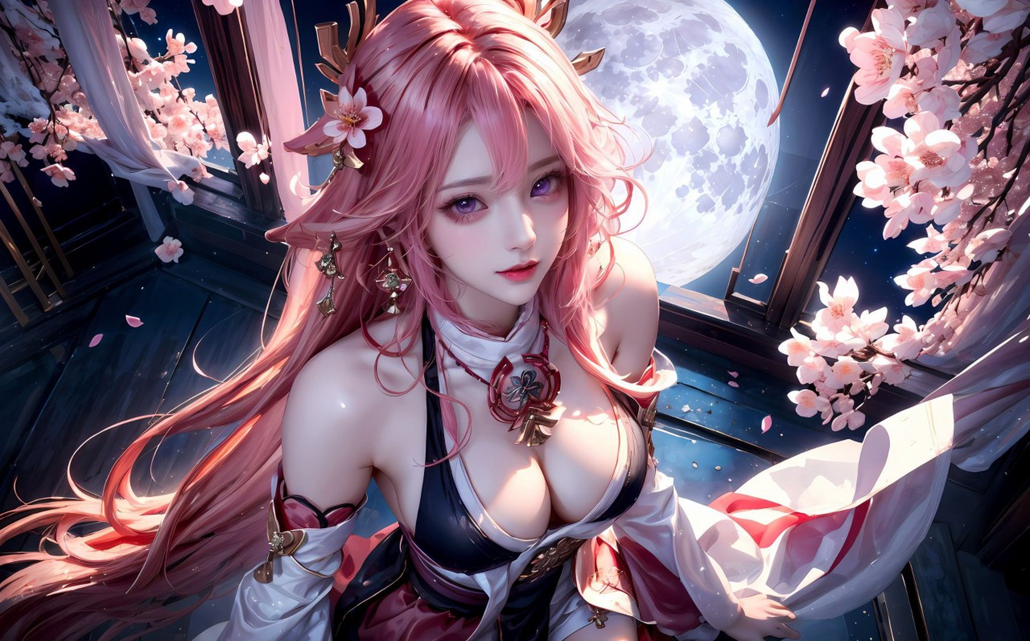 最靓头像壁纸征集赛# 八重神子今日份壁纸