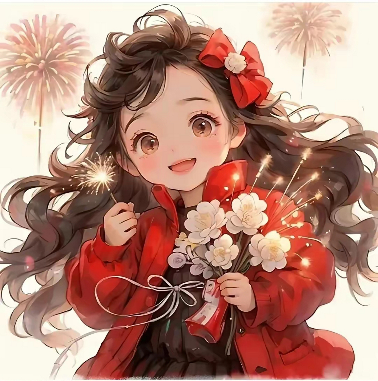 新年头像,新年和红色最搭,就要红红火火 #跨年创作挑战赛