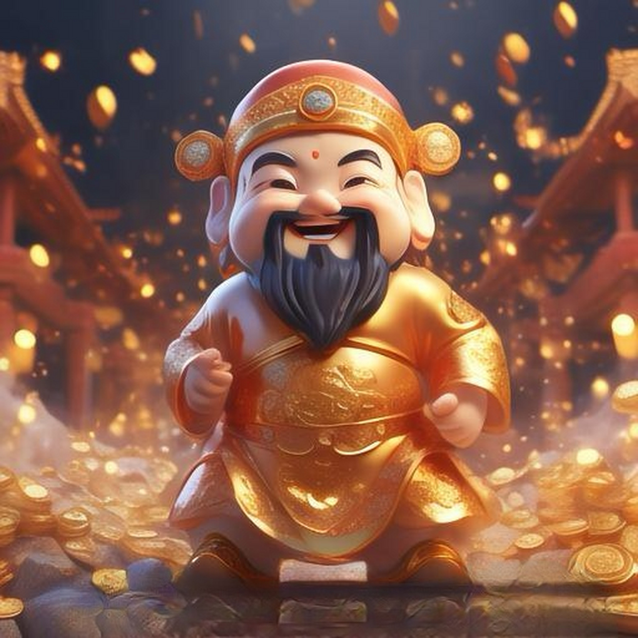 最靓头像壁纸征集赛#  谁不喜欢财神呢?还是这么萌萌的财神.财神到!