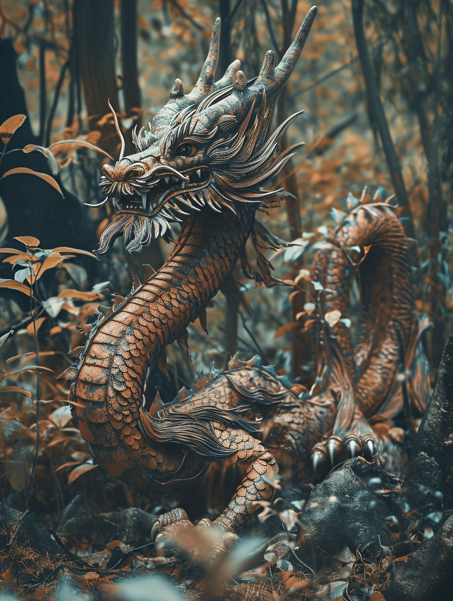 木龙怎么画?‖ai艺术创作