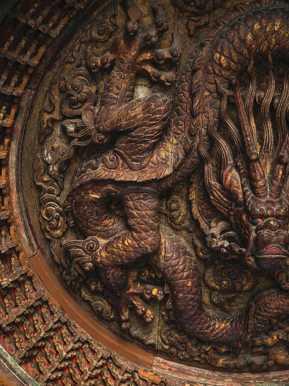 五百余年前的金丝楠木,上万木件造盘龙明镜 独立于世界建筑之林的中国