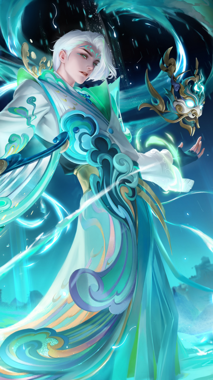 王者荣耀壁纸——诸葛亮  历史原型  诸葛亮,字孔明,三国时蜀国的丞相