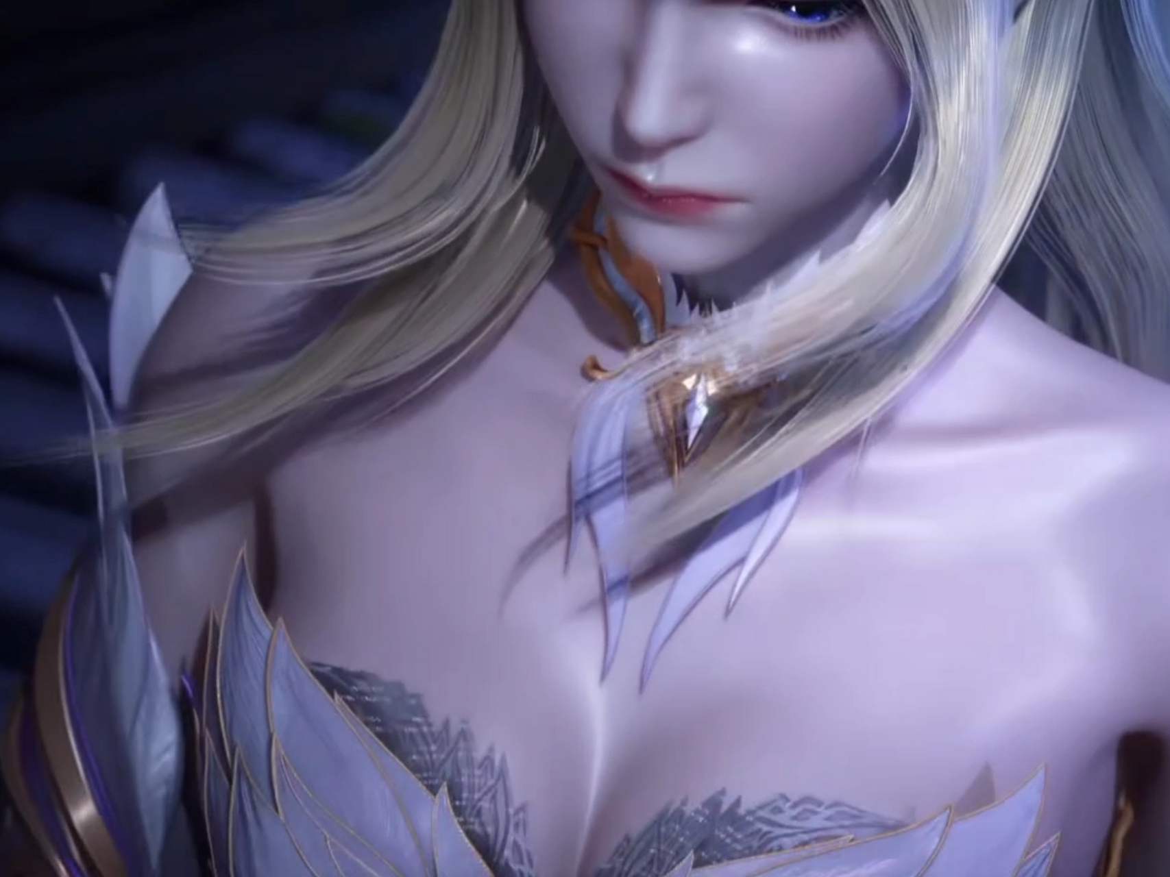 作为斗罗大陆重要女性角色,千仞雪拥有完美的身材,修长美腿,傲人双