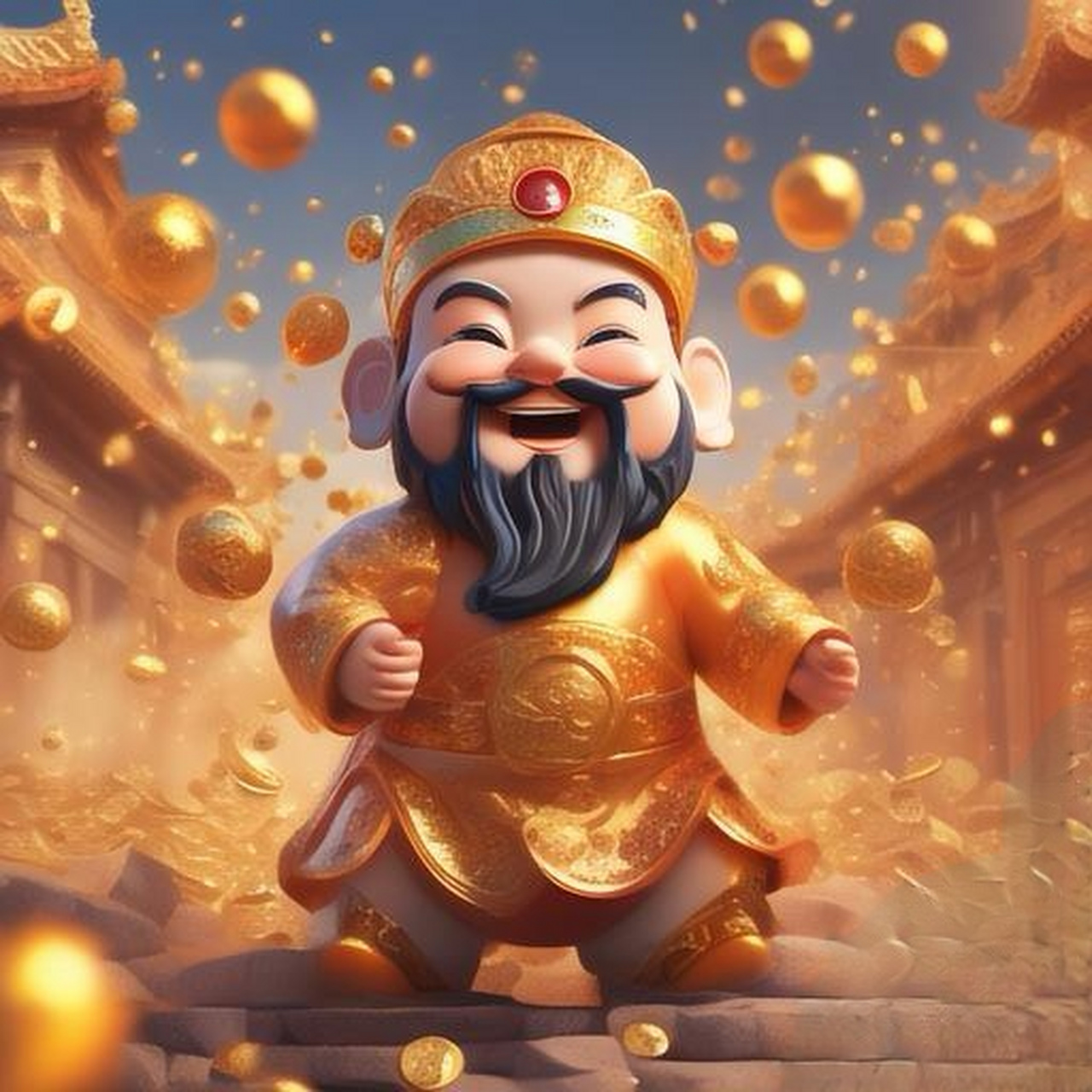 还是这么萌萌的财神.财神到! 恭喜发财!