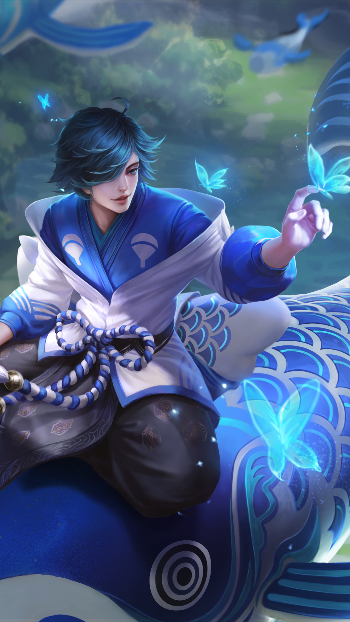 王者荣耀壁纸——庄周第二弹  "是我在梦中邂逅了这个世界,抑或世界