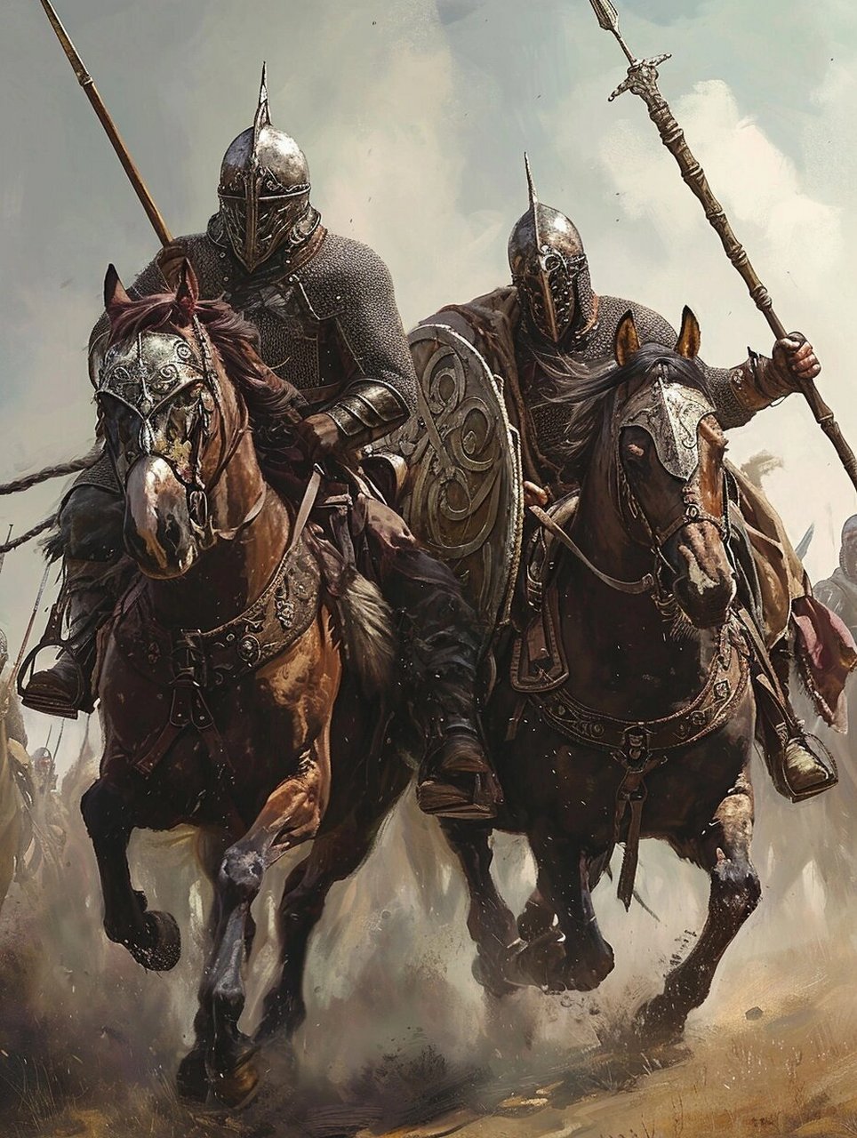 洛汗骑士  夜阑卧听风吹雨,铁马冰河入梦来.