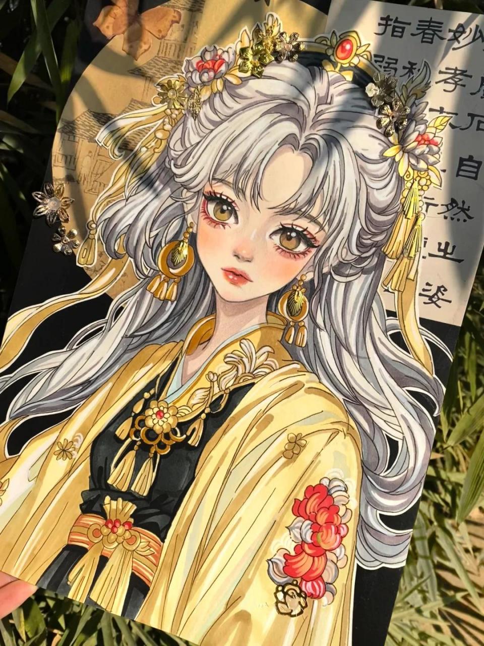 国风手绘动漫人物 动漫马克笔手绘过程  高阶动漫人物