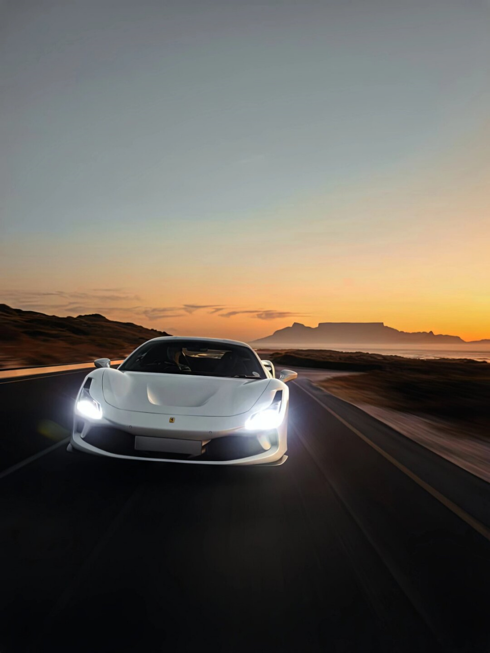 白色法拉利的魅力!