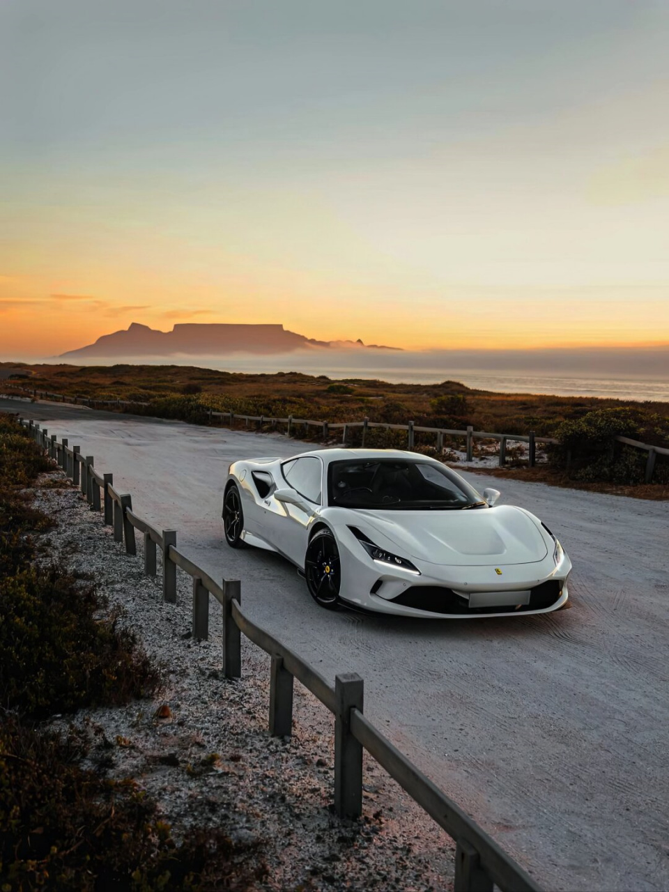 白色法拉利的魅力!