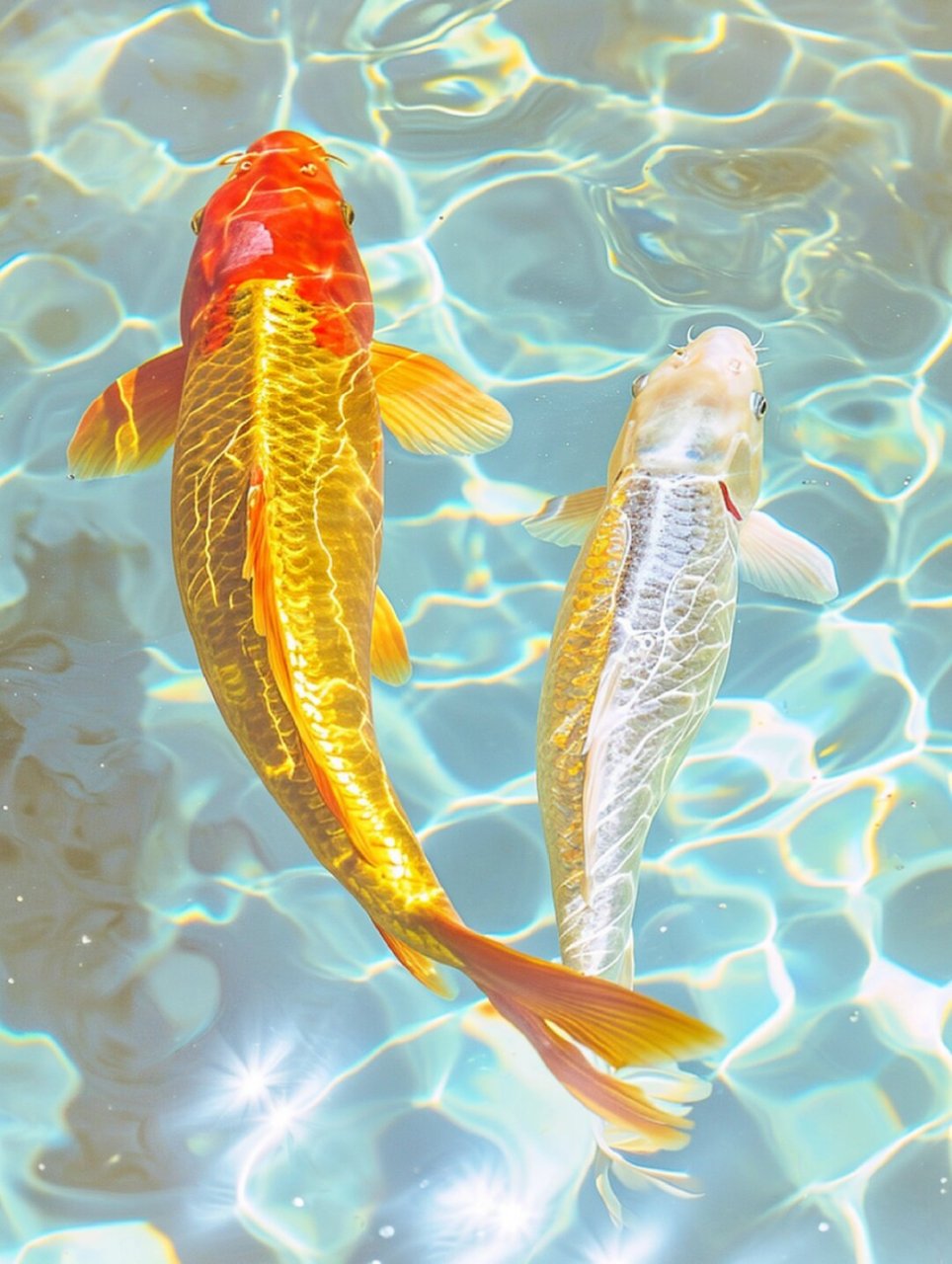 太极双鱼图  太极双鱼,是中国传统哲学中的一个重要概念,代表着阴阳