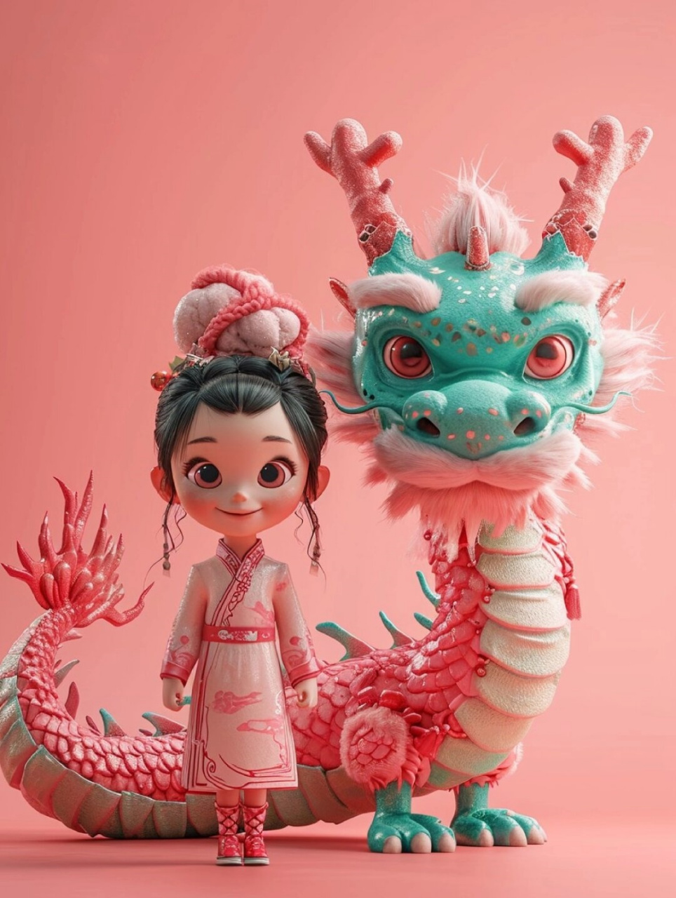 小女孩与棉花糖龙的甜蜜邂逅!  萌力全开,治愈你的心!