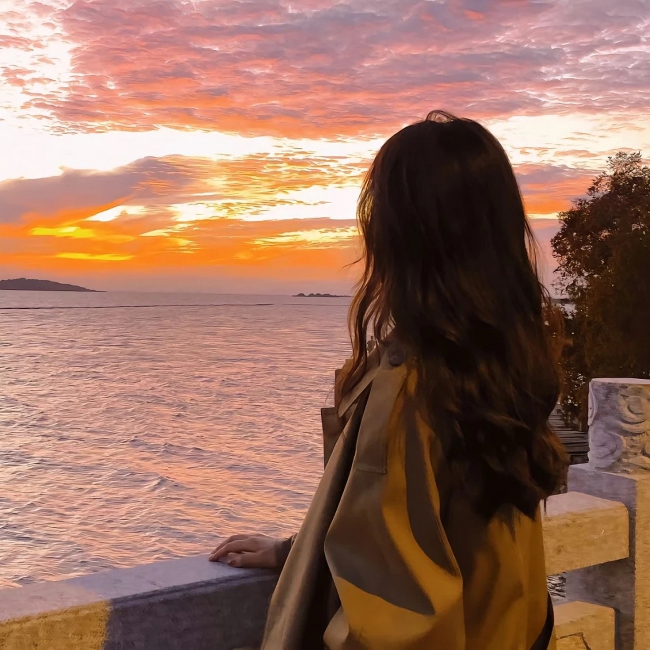 不露脸氛围感背影女头 有些话我听了会很开心 但我永远不信 #最靓头像