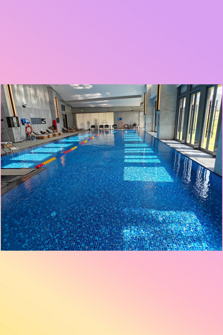 抚州学游泳,这个泳池真的好大好暖