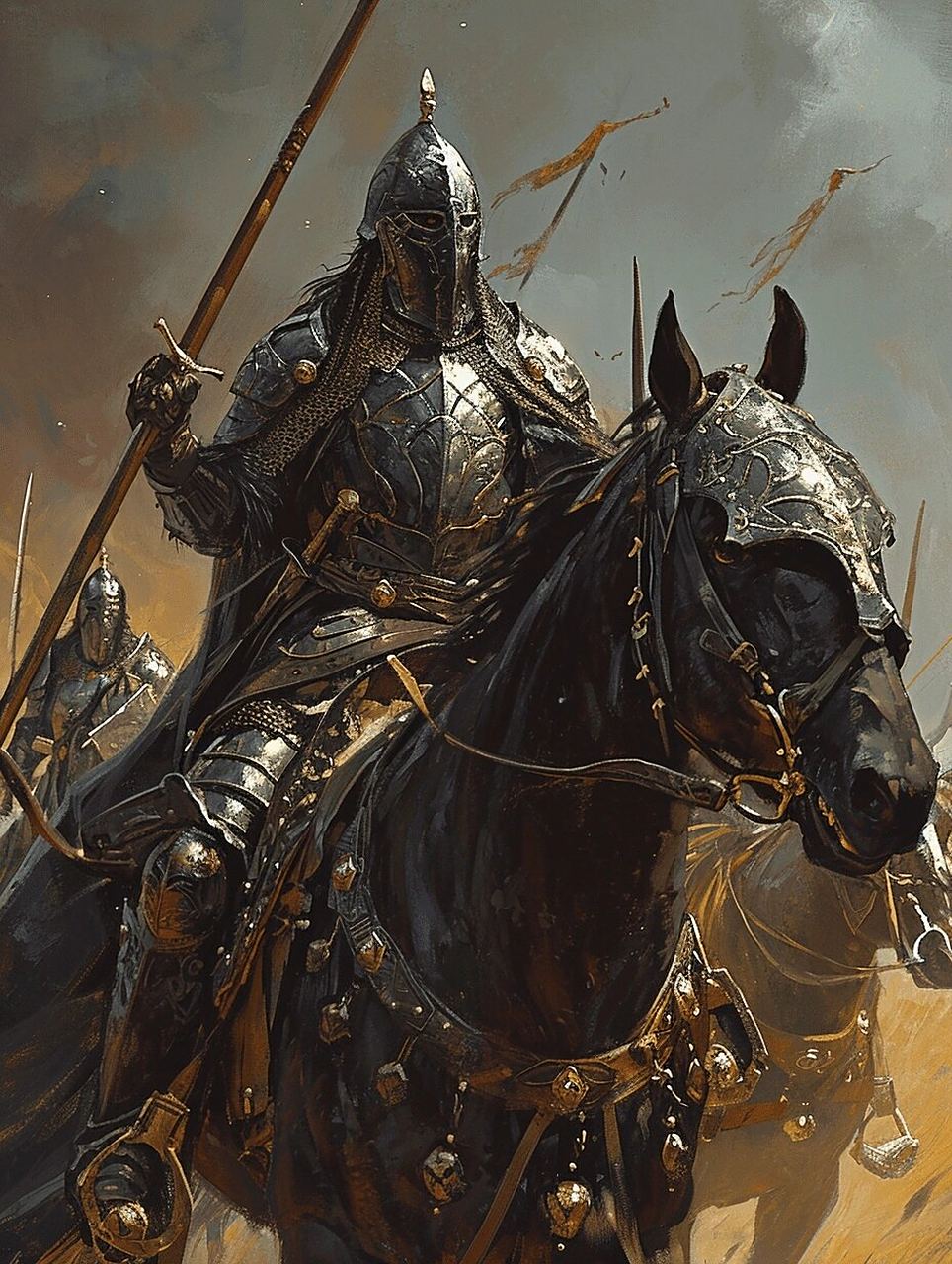 洛汗骑士  夜阑卧听风吹雨,铁马冰河入梦来.