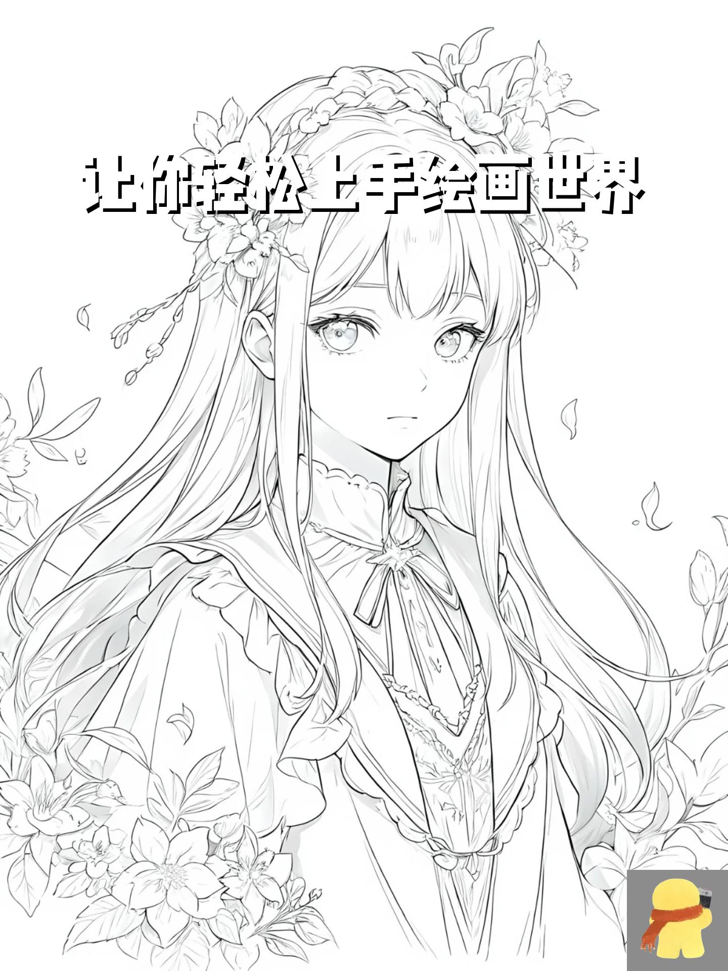 如果你喜欢画画,但苦于没有好的素材,这些线稿图就是你的救星!有