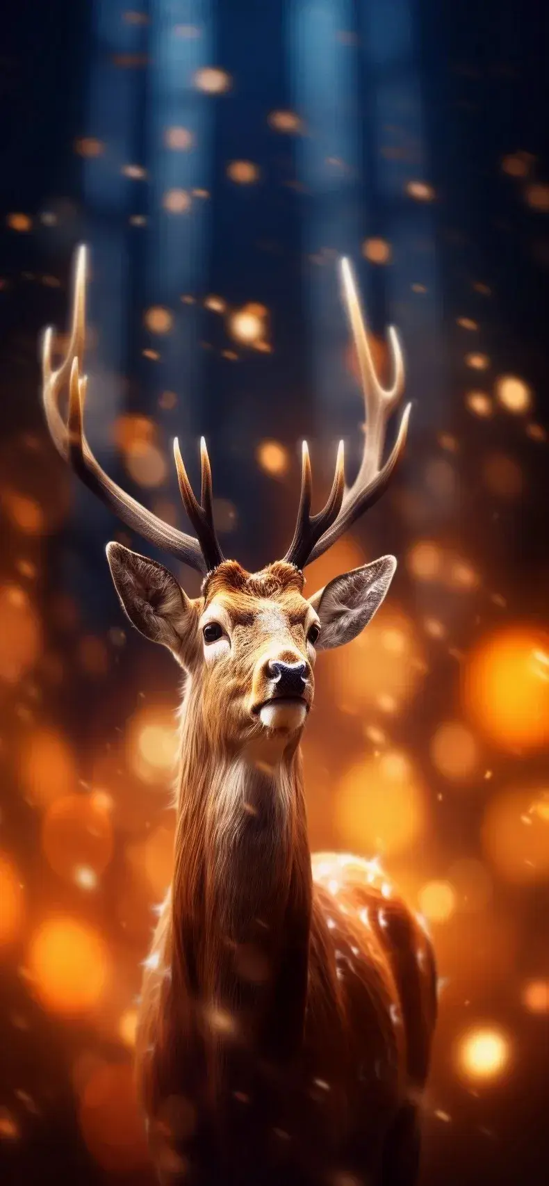 壁纸分享,鹿寓意着和谐与幸福,让我们共享鹿鸣之乐