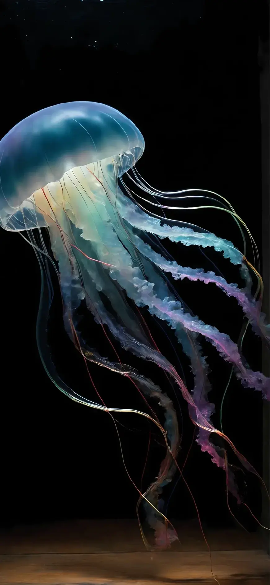 壁纸分享,水母是海洋中的美丽精灵,宛如舞动的仙女